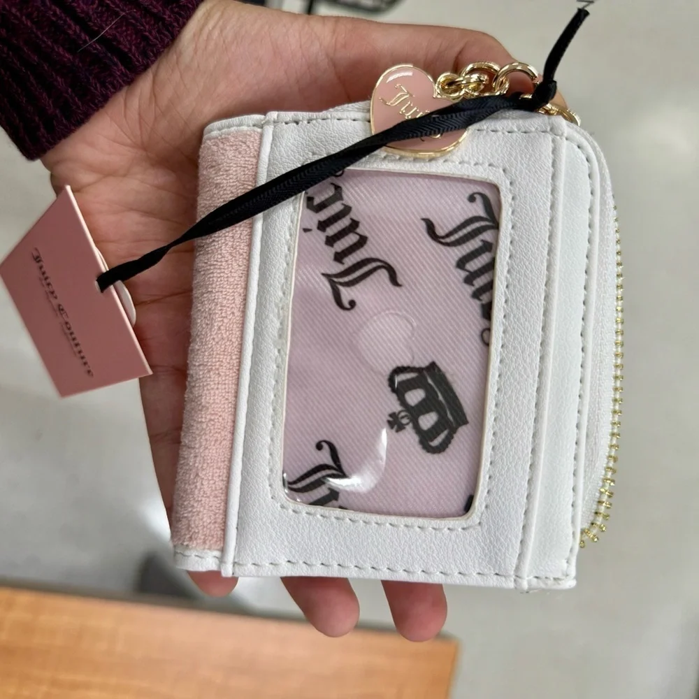 Juicy Couture Pink Strawberry Velour Terry Wallet